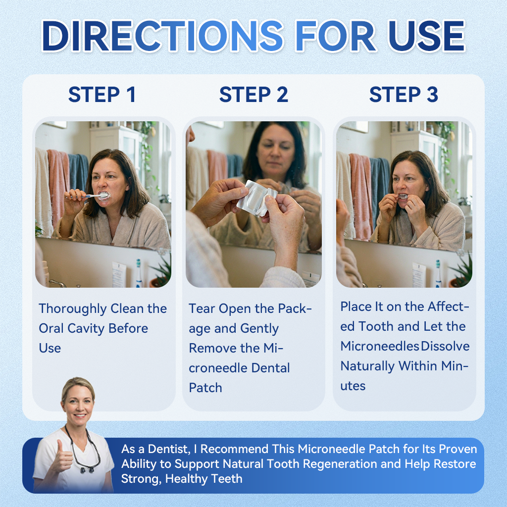 HZA®health 🦷 Tideglusib Fast‑Dissolving Tooth & Gum Repair Oral Strips ✨