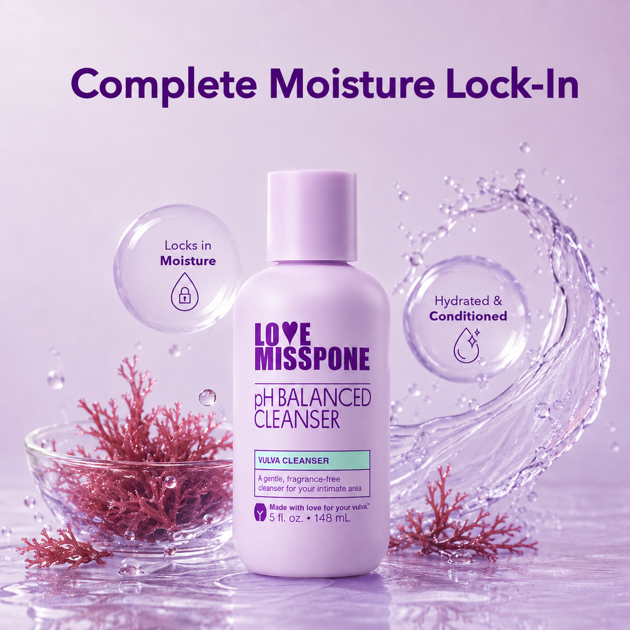 🍃70% OFF-Love MISSPONE pH Balanced Cleanser – Free Intimate Wash for Women
