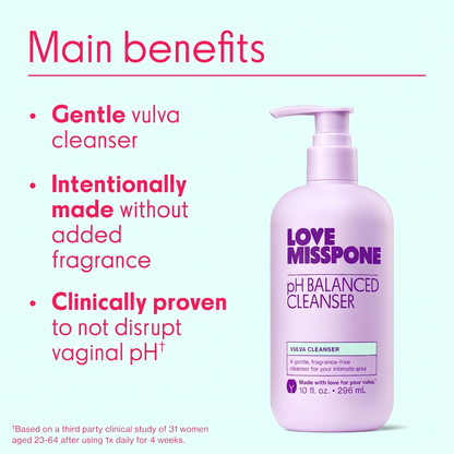 🍃70% OFF-Love MISSPONE pH Balanced Cleanser – Free Intimate Wash for Women