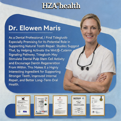 HZA®health 🦷 Tideglusib Fast‑Dissolving Tooth & Gum Repair Oral Strips ✨