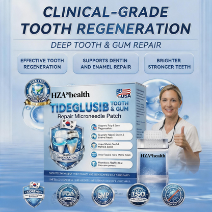 HZA®health 🦷 Tideglusib Fast‑Dissolving Tooth & Gum Repair Oral Strips ✨